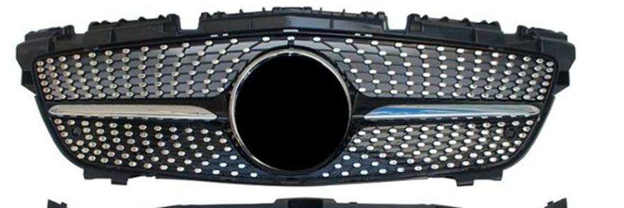 Persiana frontal (parrilla superior tipo diamante) — Mercedes Benz SLK R172 2012-2016