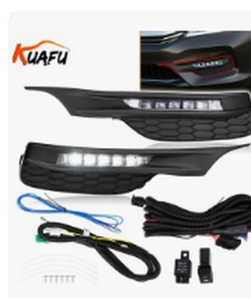 Neblinera LED de bómper con switch y arnés — Honda Accord Sedán 2016-2017