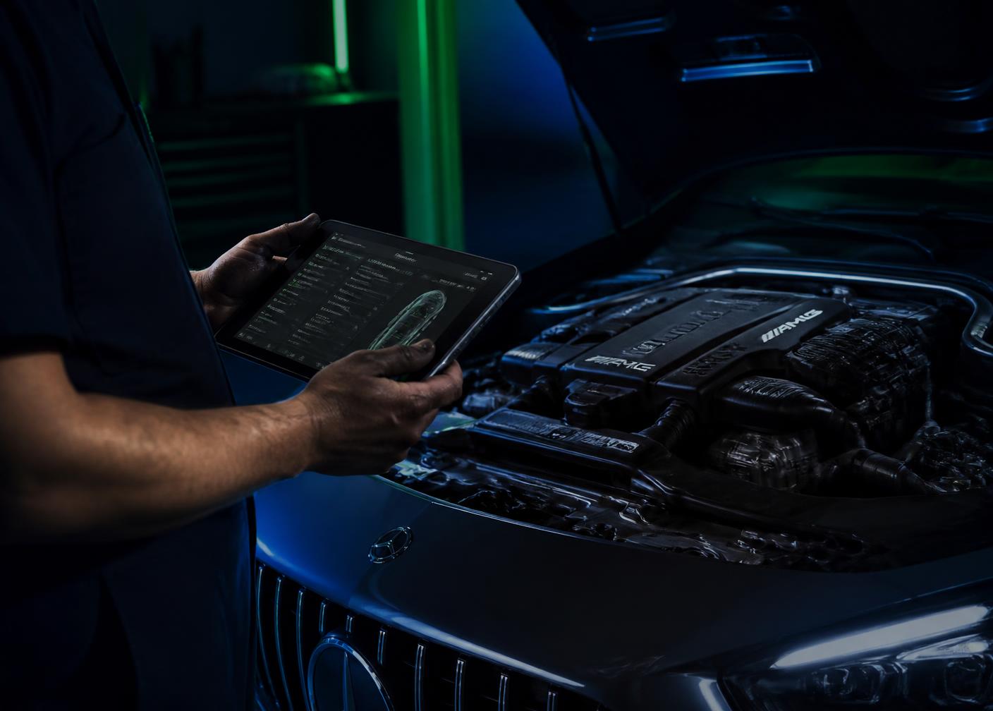 Verificación de repuestos en el vano motor